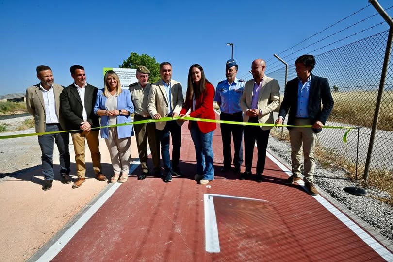 Inauguración del nuevo tramo ciclopeatonal en Armilla