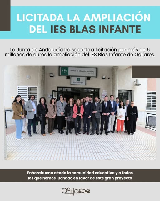 Ogíjares inicia la ampliación del IES Blas Infante