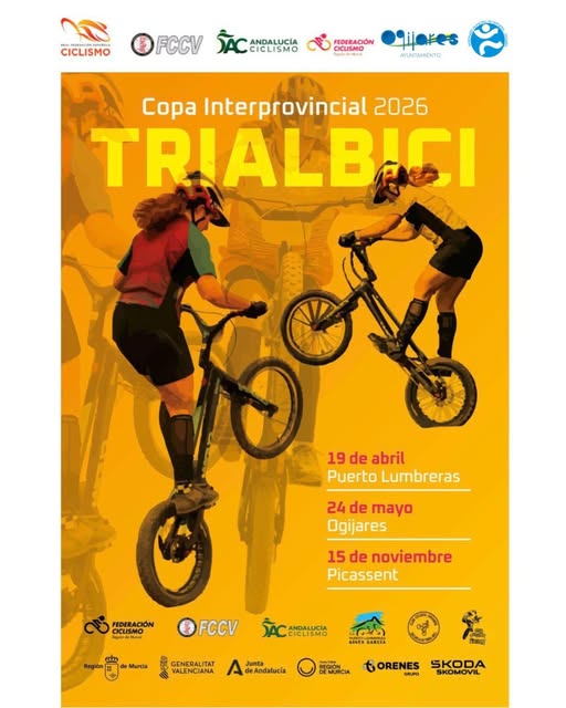 Ogíjares acoge la Copa Interprovincial 2026 de Trialbici
