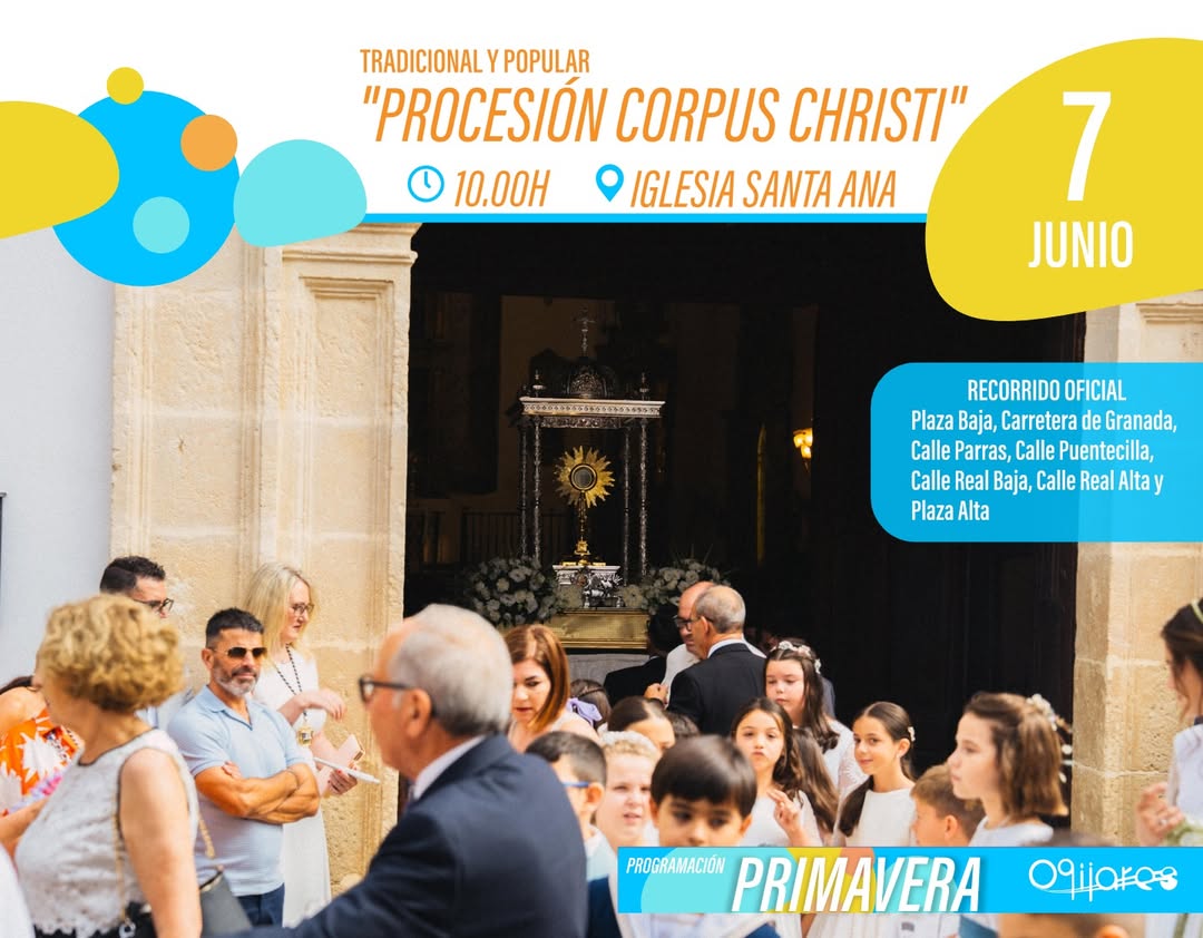 Ogíjares celebra la Procesión del Corpus Christi
