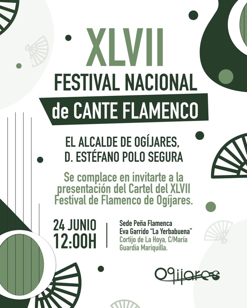 Presentación oficial del XLVII Festival Nacional de Cante Flamenco de Ogíjares