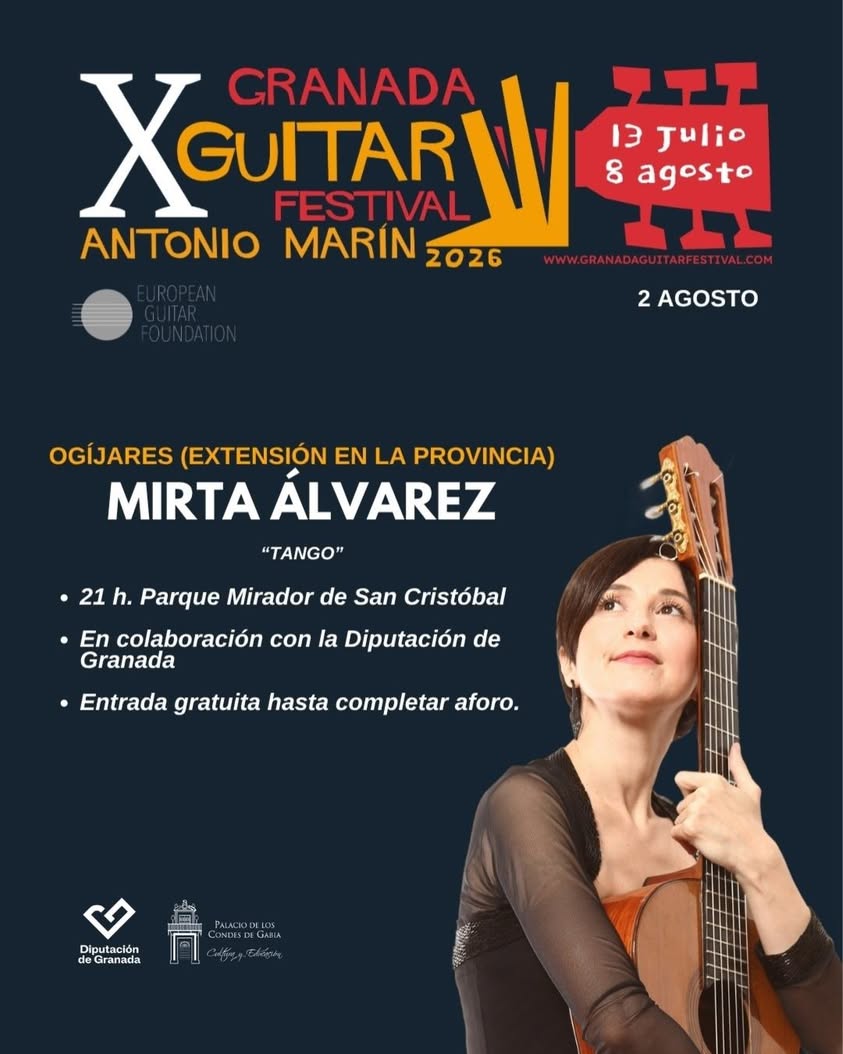 Actuación de Mirta Álvarez en el Festival Internacional de Guitarra de Granada