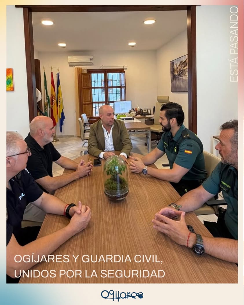 Visita del nuevo comandante de la Guardia Civil