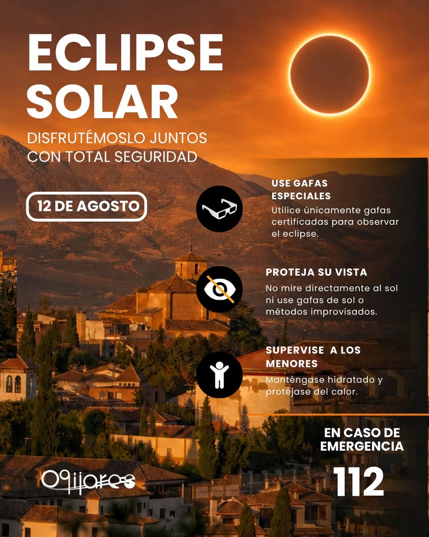 Recomendaciones del Ayuntamiento para observar el eclipse