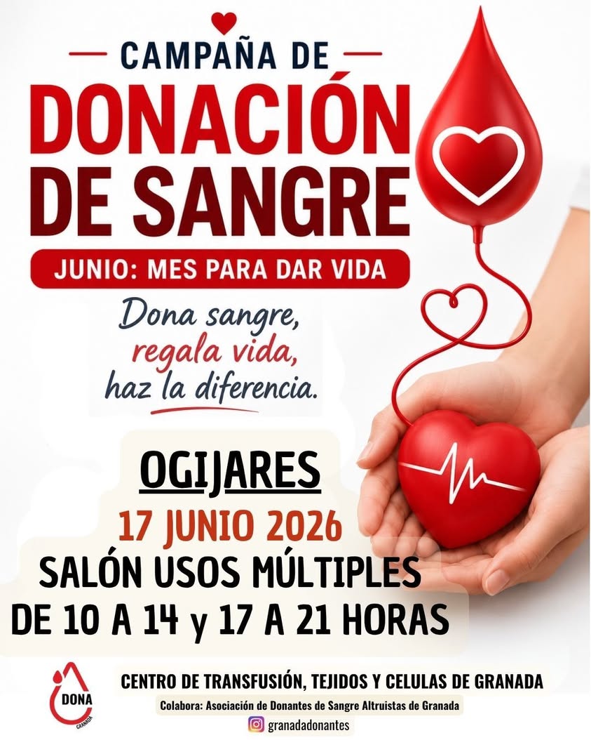 Campaña de donación de sangre en Ogijares