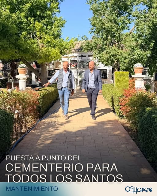 Mejoras en el cementerio municipal para Todos los Santos