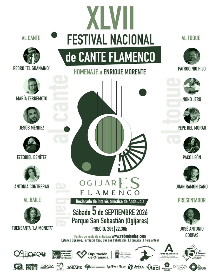 Ogíjares acoge el Festival Nacional de Cante Flamenco