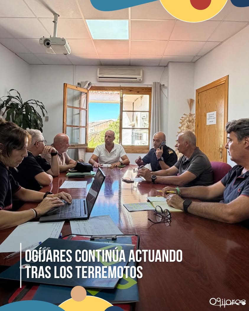 Coordinación tras los terremotos en el municipio