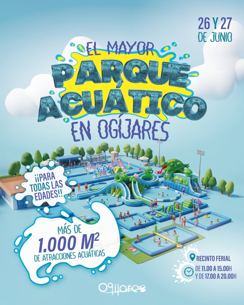 Ogíjares acoge megafiesta acuática el 26 y 27 de junio