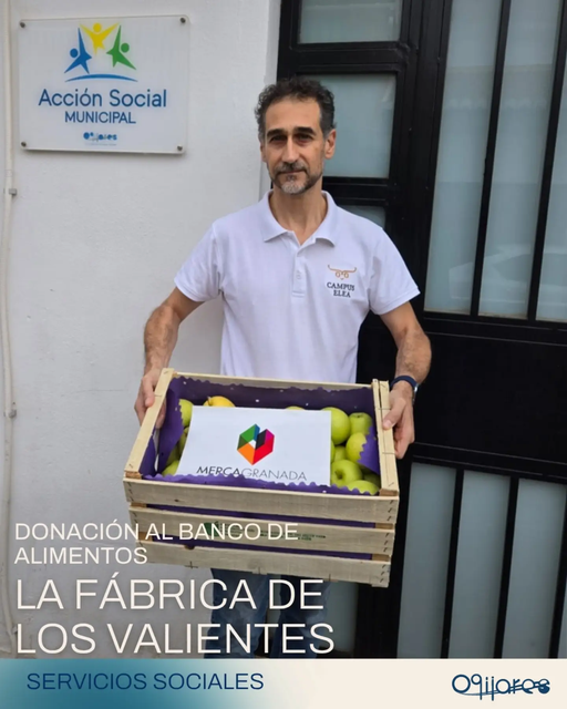 Donación de fruta al Banco de Alimentos