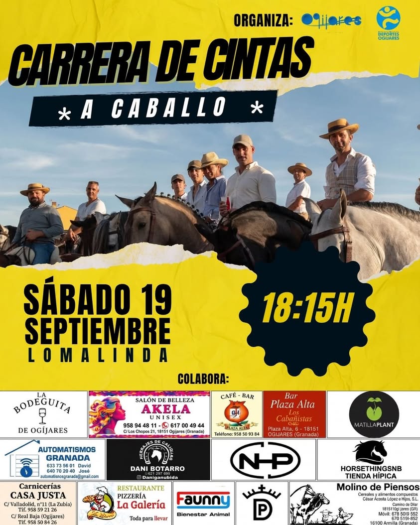 🐎 ¡ES HOY! Loma Linda se prepara para una tarde de tradición y emoción con las Carreras de Cintas a Caballo. Velocidad,.