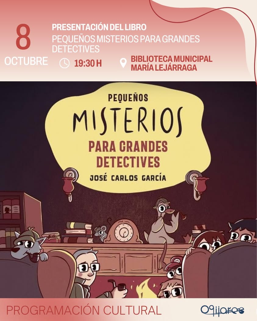 Presentación del libro Pequeños misterios hoy en Biblioteca