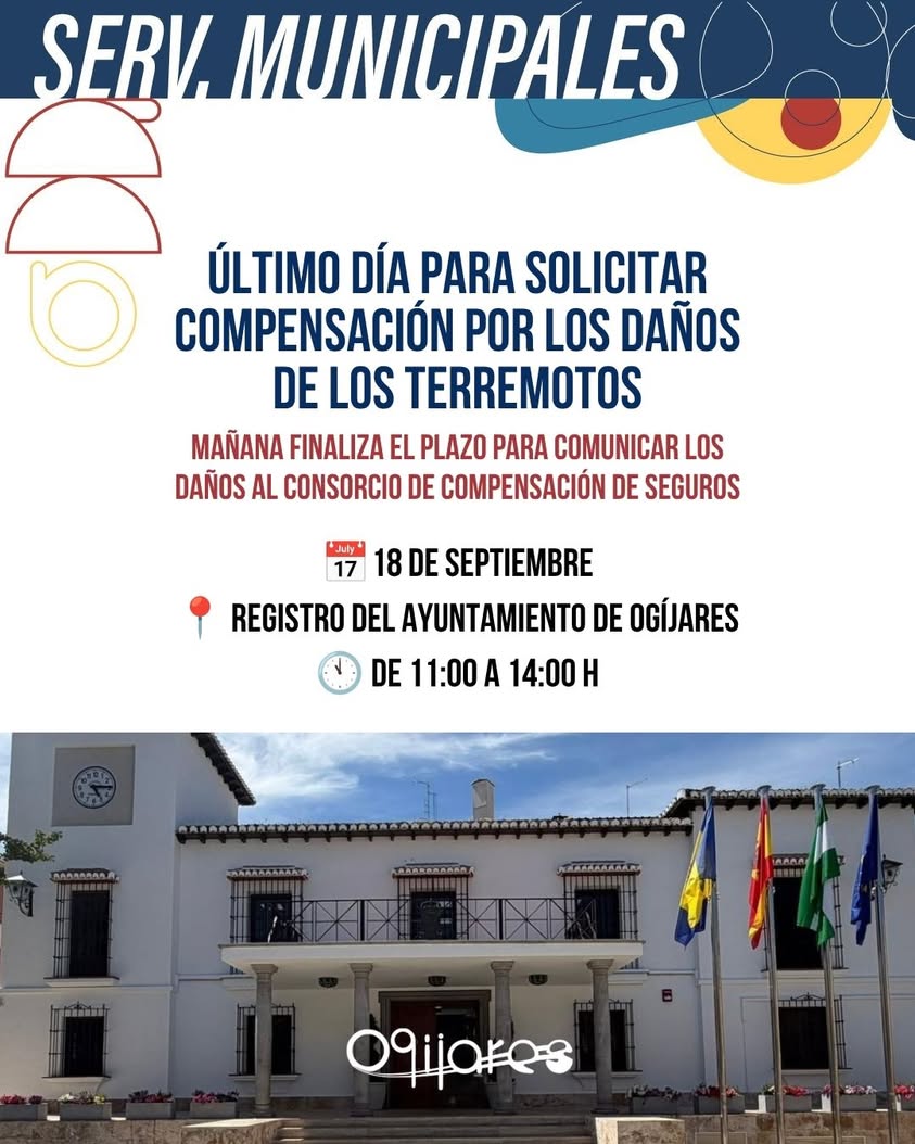 Último día para solicitar daños por terremotos