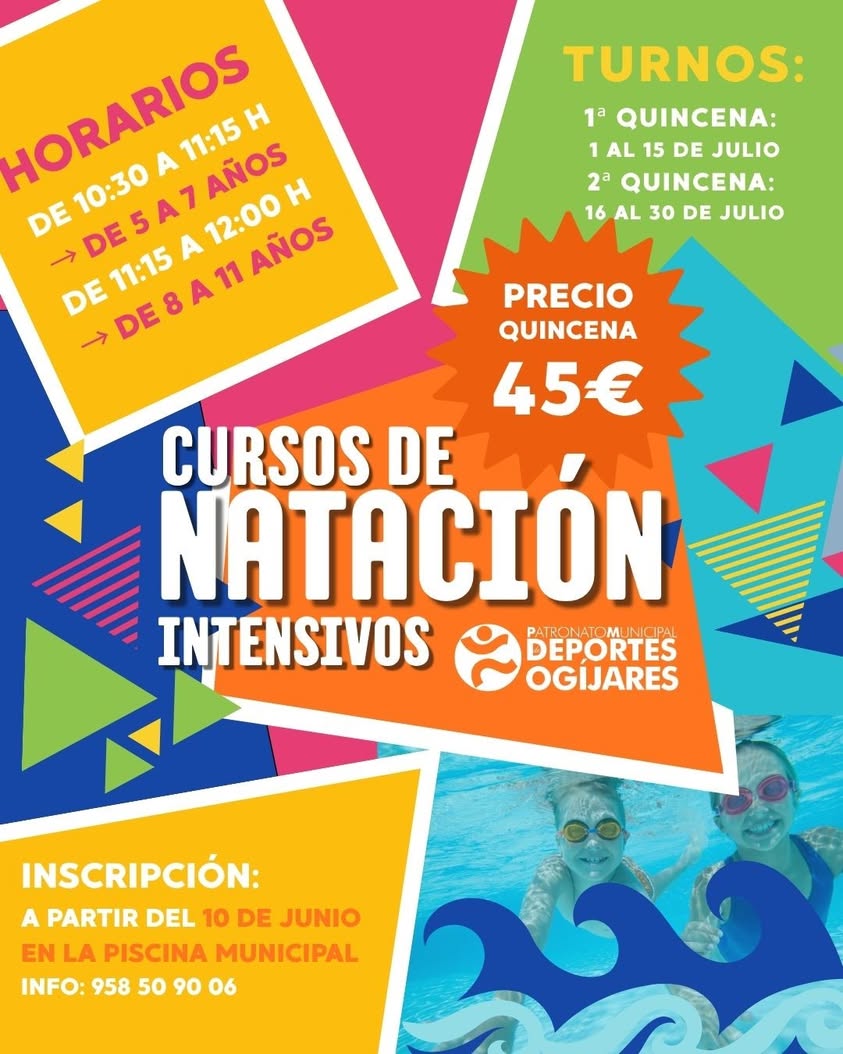 Nueva edición de cursos intensivos de natación