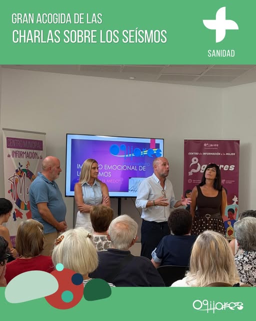 Éxito en las charlas sobre el impacto emocional de seísmos