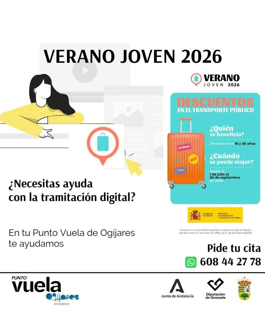 Solicita tu código de descuento para Verano Joven 2026