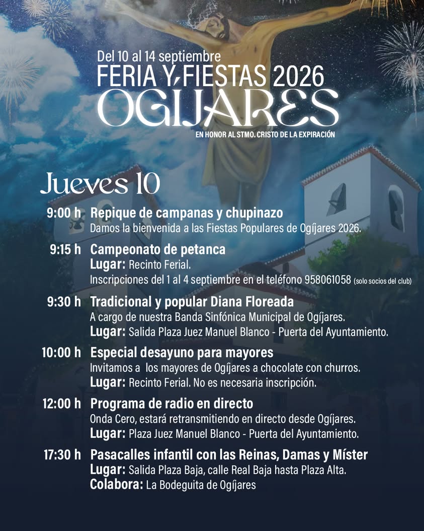 Ogíjares inicia sus fiestas con múltiples actividades